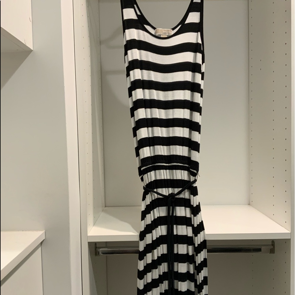Michael kors striped maxi